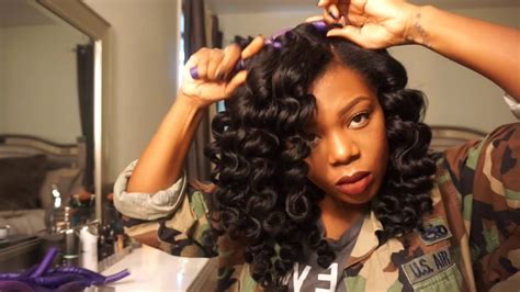 Rewrite the rulebook on trimmed tresses and jump headfirst into perfecting how to curl short hair with a wand. Big Voluminous Natural Hair Wand Curls!! - YouTube