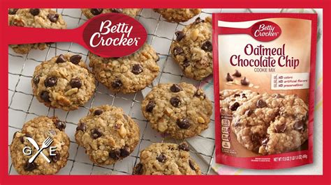 Betty Crocker Oatmeal Chocolate Chip Cookies The Grocery List Youtube