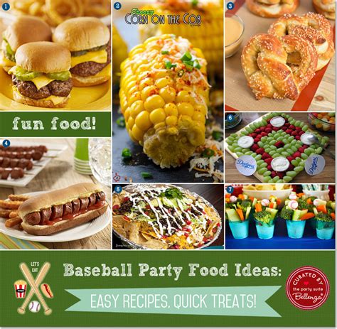 Easy Baseball Party Food Ideas Quick Recipes And Treats