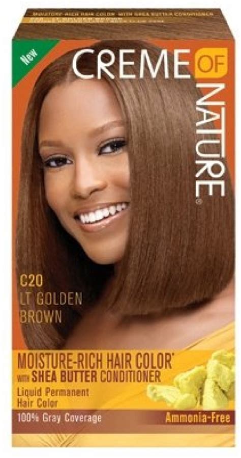 Creme Of Nature Liquid Hair Color Golden Brown 7 Oz Pack Of 2