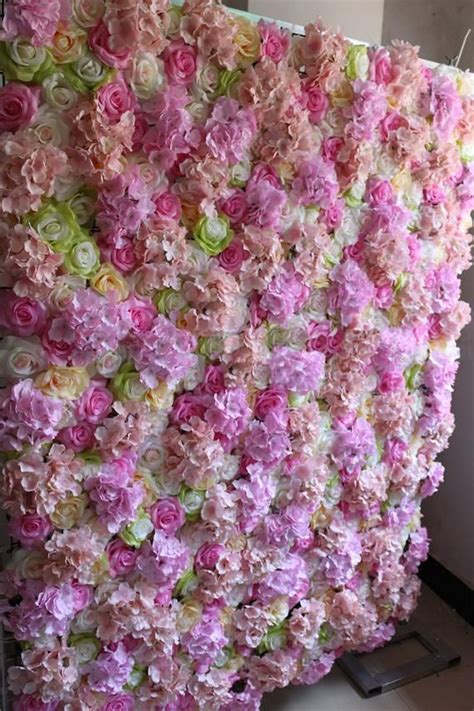 Wedding Flower Wall Artifical Simulation Floral Wall For Etsy In 2021