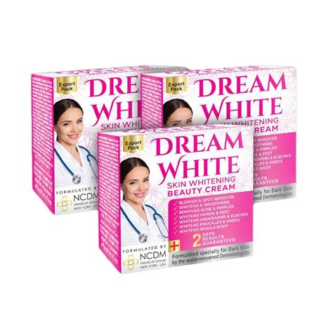 Dream White Skin Whitening Beauty Cream 30gm Pack Of 3 Trynowpk