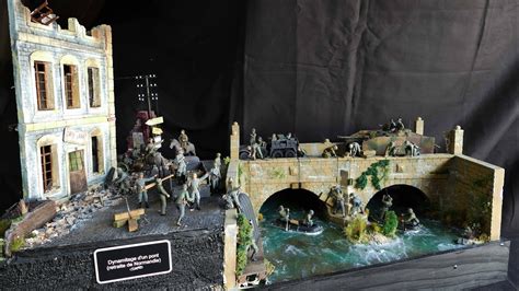 Historic Ww2 Diorama In 135 Scale Dynamiting Of A Bridge Step By