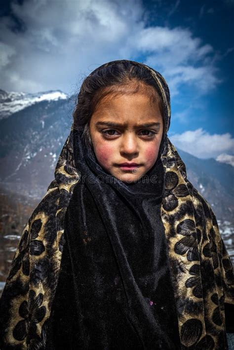 Kashmiri Girl Stock Image Image Of Colored India Cute 24821577