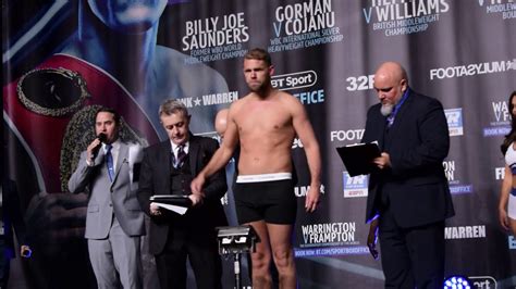 Hes Back Billy Joe Saunders Takes On Charles Adamu Official Weigh