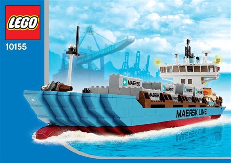 Lego Maersk Line Container Ship Instructions 10155 Advanced Models
