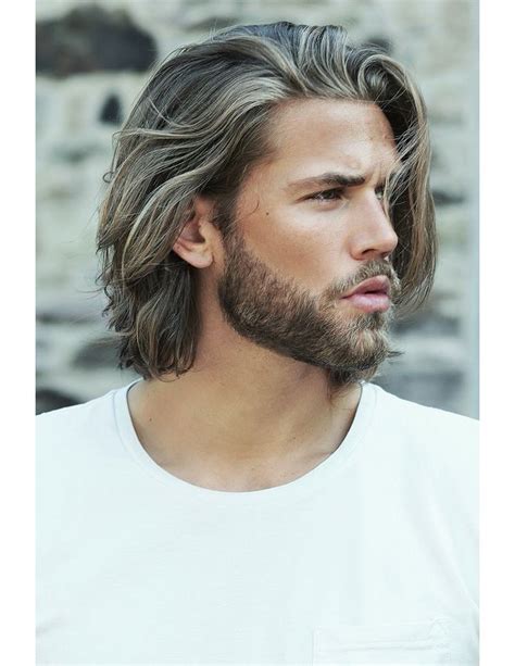 Men S Grey Stright Synthetic Hair Wigs Capless