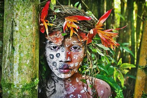 A Surma Of The Atlantic Rainforest V African Face Paint Tribal Art