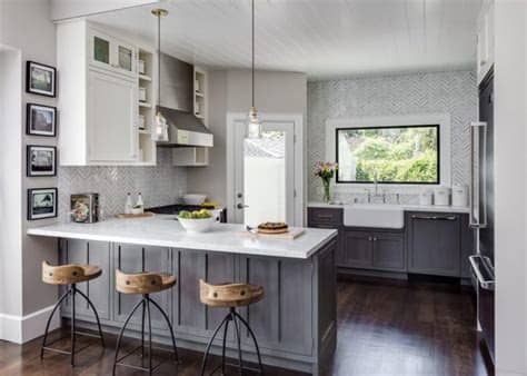 Grey kitchen cabinets have the power to suit virtually any base cabinets in darker shades than wall cupboards help ground the design and prevent it looking top heavy, while dark grey walls against white cabinetry. Top 10 Best White Bright Kitchen Design Ideas | Pouted.com