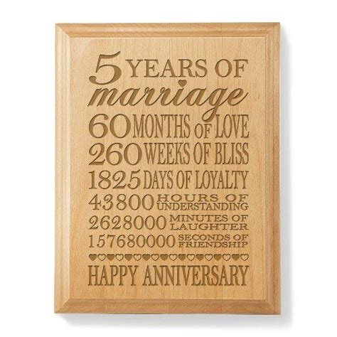 For each year of marriage, there are certain types of traditional gifts to give. 5th Wedding Anniversary Gift Ideas for Wife | 5th wedding ...