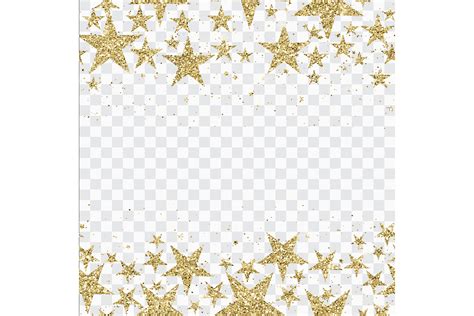 16 Seamless Glitter Star Overlay Transparent Images