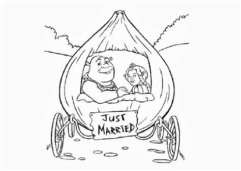 Just engaged party banner swag bunting flags by bunting_banner. Shrek just married coloring pages | Free Coloring Pages ...