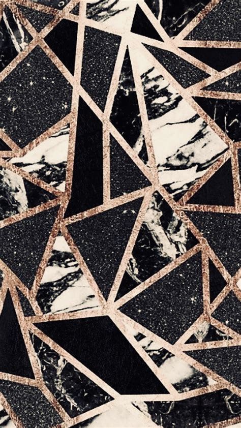 Rose Gold Glitter Marble 1242x2208 Wallpaper