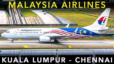 Malaysia Airlines Boeing B Kuala Lumpur To Chennai Flight