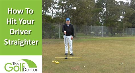 Hitting Your Driver Straighter From The Tee Youtube