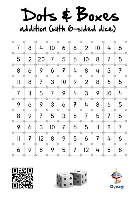 Free Printable Addition Squares Game