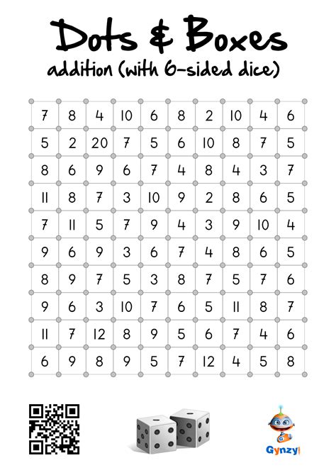 Dots And Boxes With Addition And Times Tables Students Take Turns