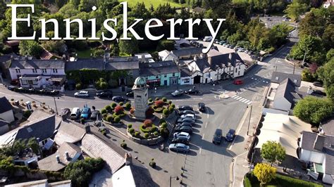 Enniskerry Village County Wicklow Ireland 4k Aerial Film Youtube