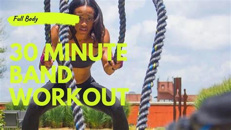 Minute Resistance Band Workout Youtube