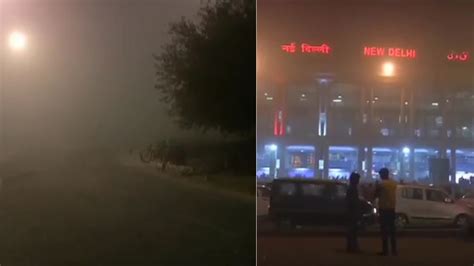 Watch Heavy Fog Disrupts Flight And Train Operations In The Capital