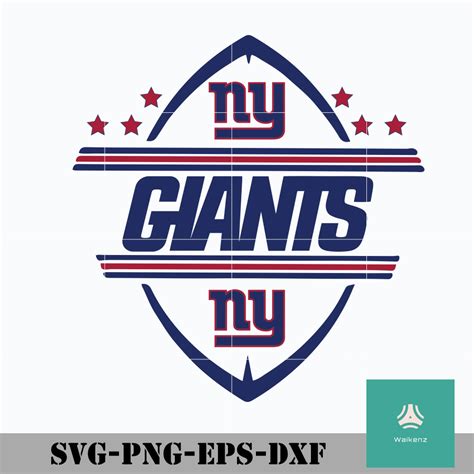 Giants Football Logo Svg New York Giants Svg Giants Svg Nfl Svg Png