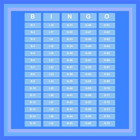 Bingo Call Sheet Printable Printable Word Searches