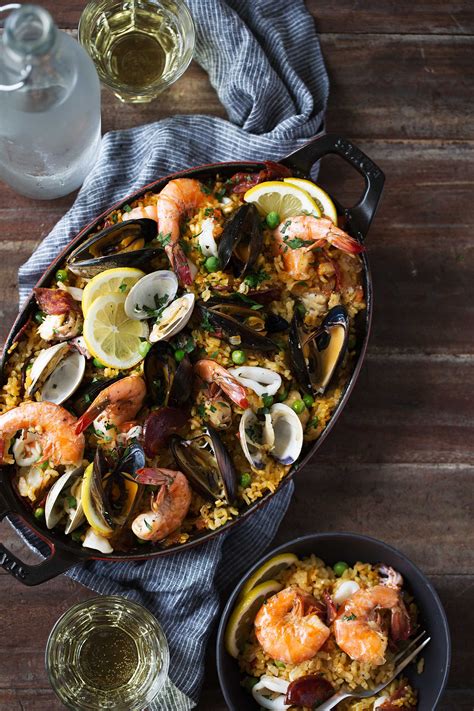 Or add the frozen beans at the very end after the meat has been fully cooked so that you don't need to cook them again for long. Seafood and Chorizo Paella | Cooking dried beans, Cooking ...
