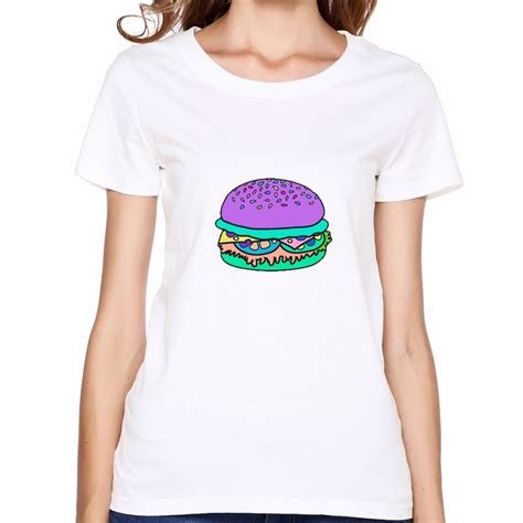 i love hamburger graphic t shirts food printed short tee 6267 seknovelty