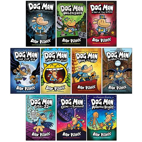 Buy Dog Man Series 1 10 Books Collection Set By Dav Pilkey Dog Man