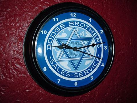Dodge Brothers Clock Clock Antique Cars Antiques
