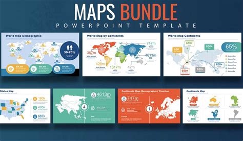 Maps Bundle Powerpoint Templates Slidemodel
