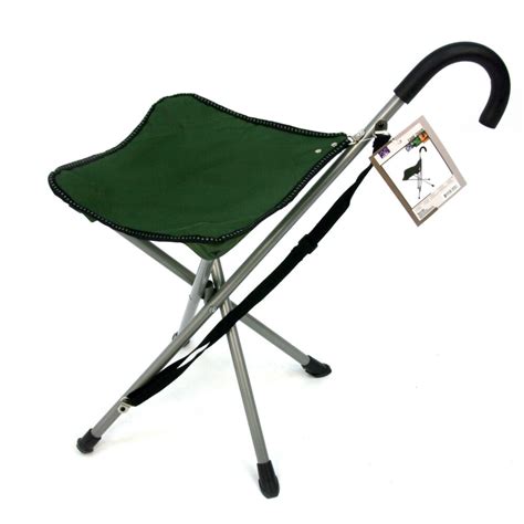 This stylish folding cane seat by drive medical provides you with a sturdy support cane when closed and a comfortable seat to rest on when open. Folding Cane Chair - Walking Stick with Attached Stool ...
