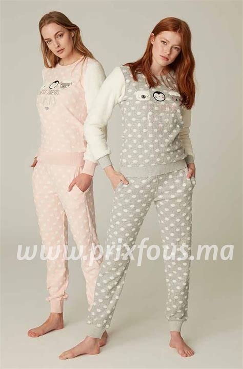 Pyjama De Luxe Pour Femmes Automnehiver Collection 3524 Prix Fous