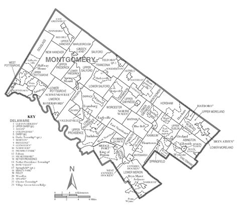 Montgomery County Pa Zip Code Map