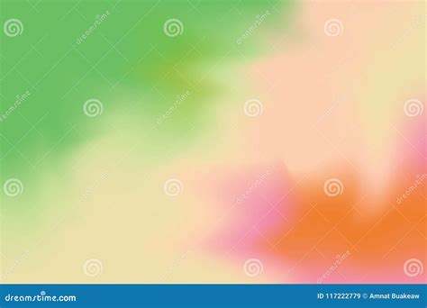 Green Yellow Orange Soft Color Mixed Background Painting Art Pastel