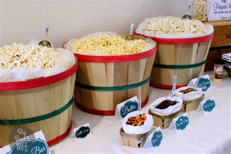 Popcorn Bar Ideas