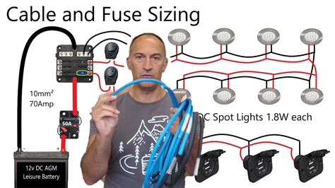Electric Cable Fuse Sizing Camper Van Conversion Series YouTube