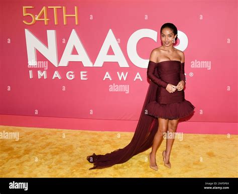 23 February 2023 Pasadena California Yara Shahidi 54th Naacp Image Awards At Pasadena