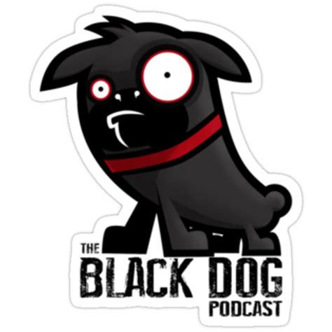 Blackdog Logo 1 Stickers By Blackdogpodcast Redbubble