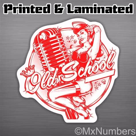 old school decal sticker pinup sexy girl race window jdm bug bus vw hot rod 5 99 picclick