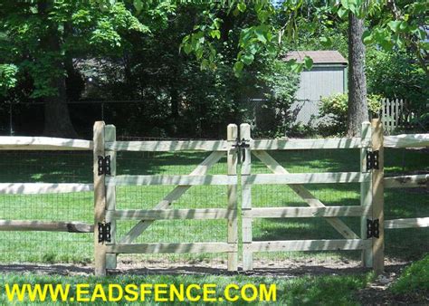 Ohio Fence Company Eads Fence Co Split Rail Gate Options Photo Gallery