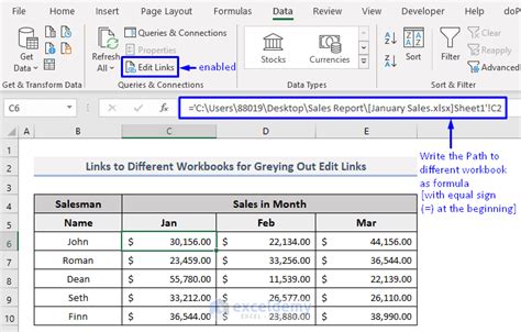 Solutions For Greyed Out Edit Links Or Change Source Option In Excel