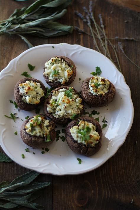 As a general rule, hard. Herb and Goat Cheese Stuffed Mushrooms - The Roasted Root