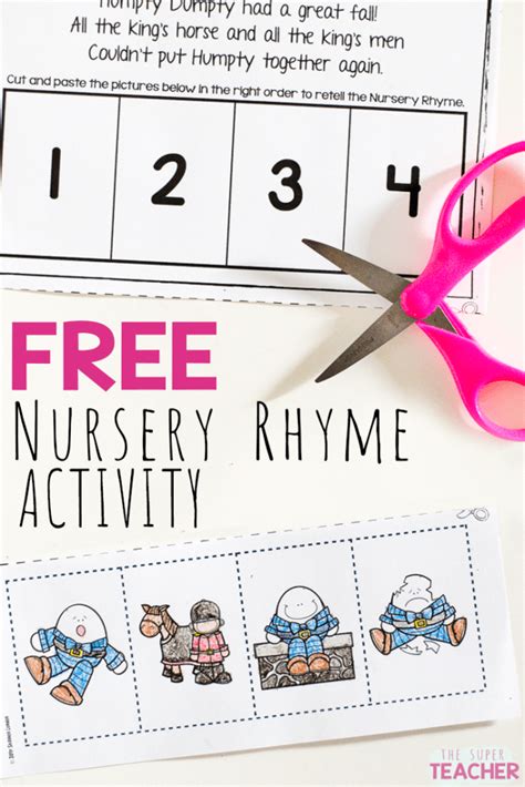 Teach Story Retelling With Nursery Rhymes Free Nursery Rhymes