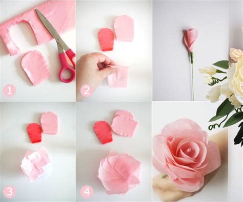 Como hacer flores de papel paso a paso. Papel de Parede de Flores Artesanais: Como Fazer ...