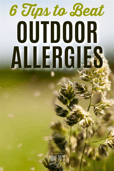 6 Tips To Beat Outdoor Allergies These Easy Ideas Limit Your Exposure