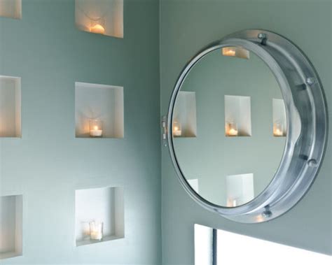 Porthole mirrored medicine cabinet, d19cm beach house bathroom cabinet from a great choice from modern to the bath. Porthole Medicine Cabinet | Houzz