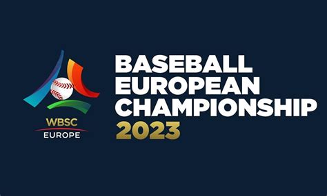 wbsc europe reveals groups logo of 2023 baseball european championship world baseball