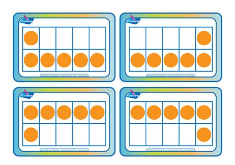 Subitising Flashcards 1 To 10 Writeboards Childrens Writing Board