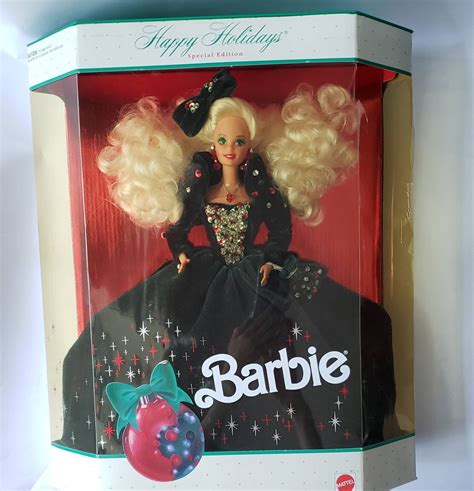 Barbie Doll 1991 Happy Holidays Special Edition First Series Etsy